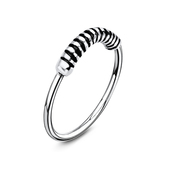 Fashionable Silver Nose Ring NSKR-36